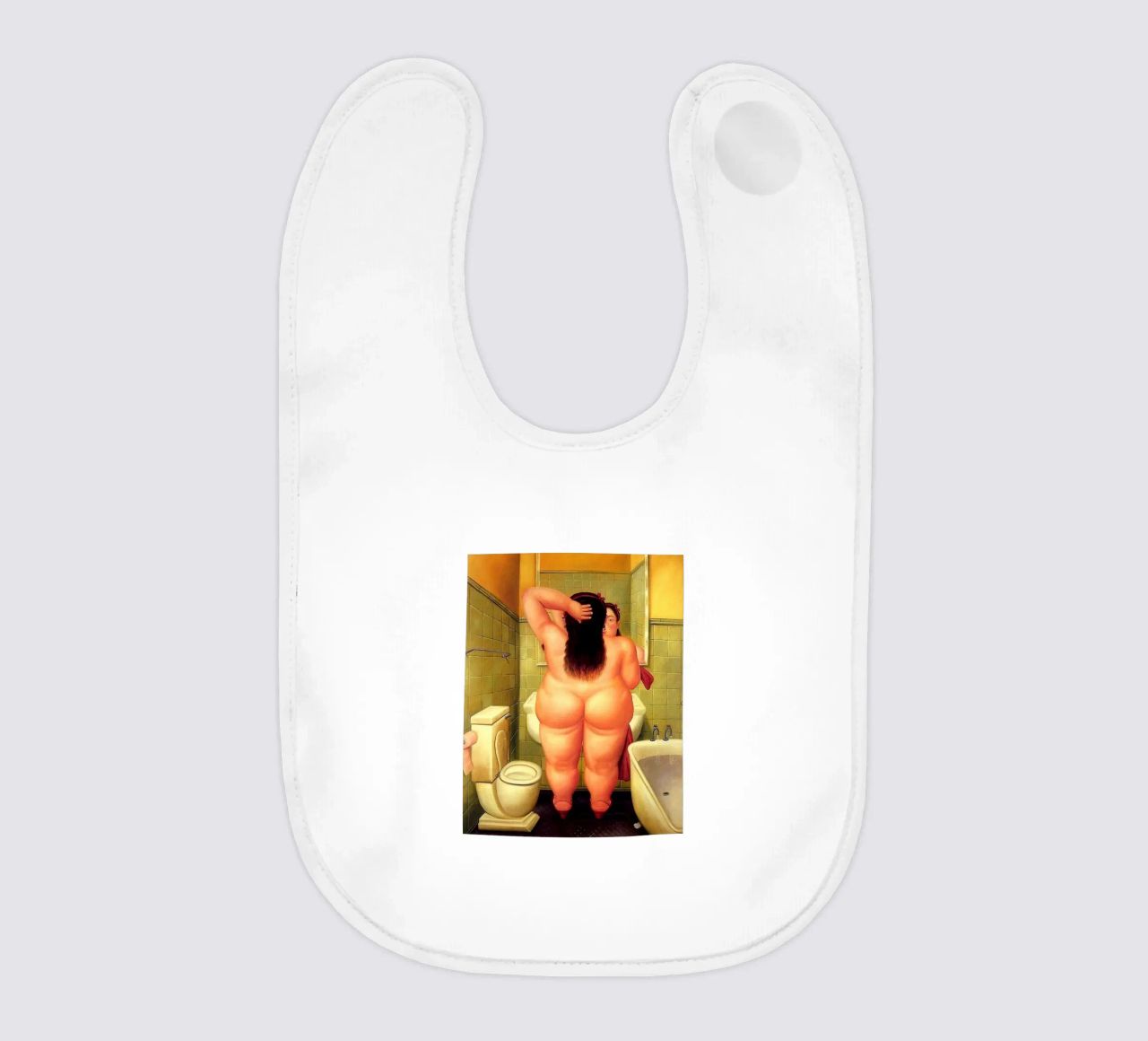 Fernando Botero Das Bad Babylätzchen von Boteroobest
