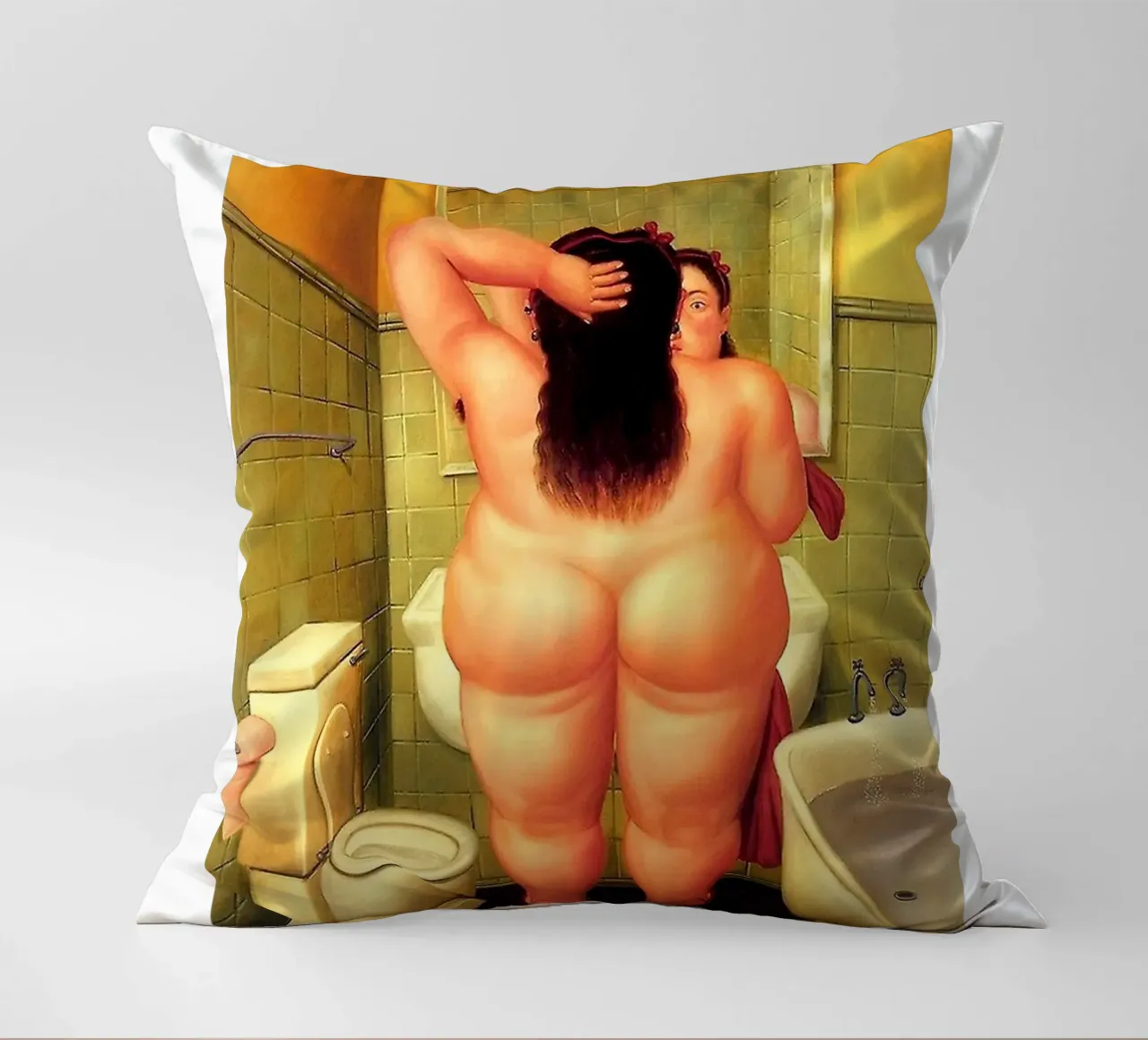 Fernando Botero Il bagno cuscino da Boteroobest