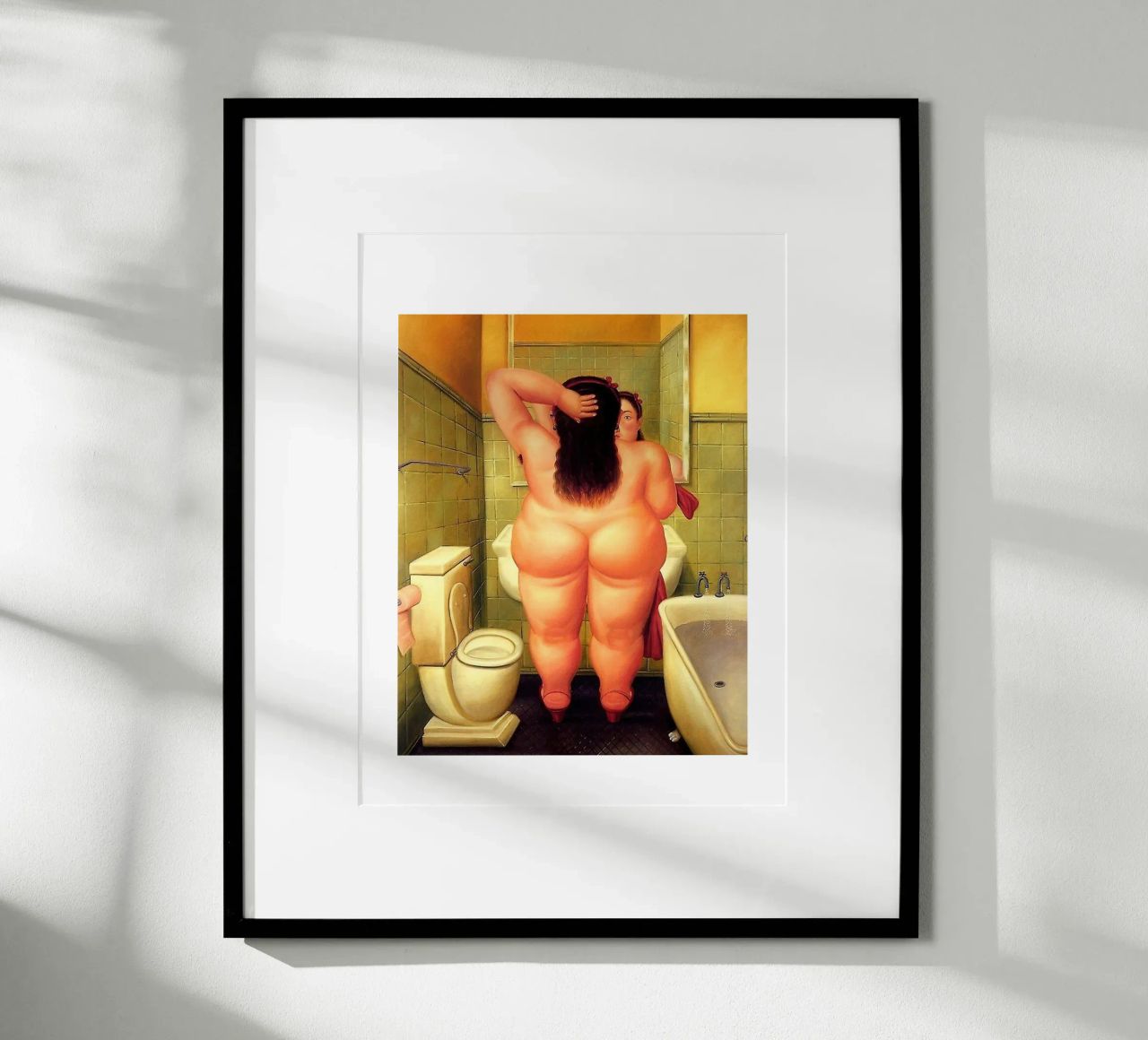 Fernando Botero Das Bad Poster von Boteroobest