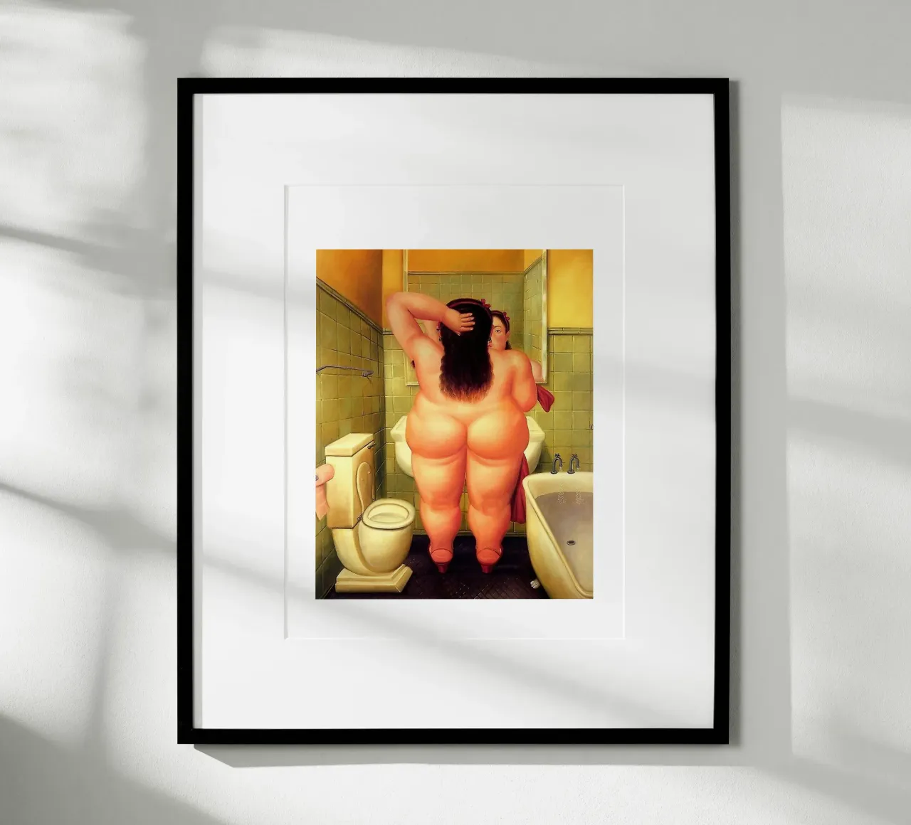 Fernando Botero Il bagno poster da Boteroobest