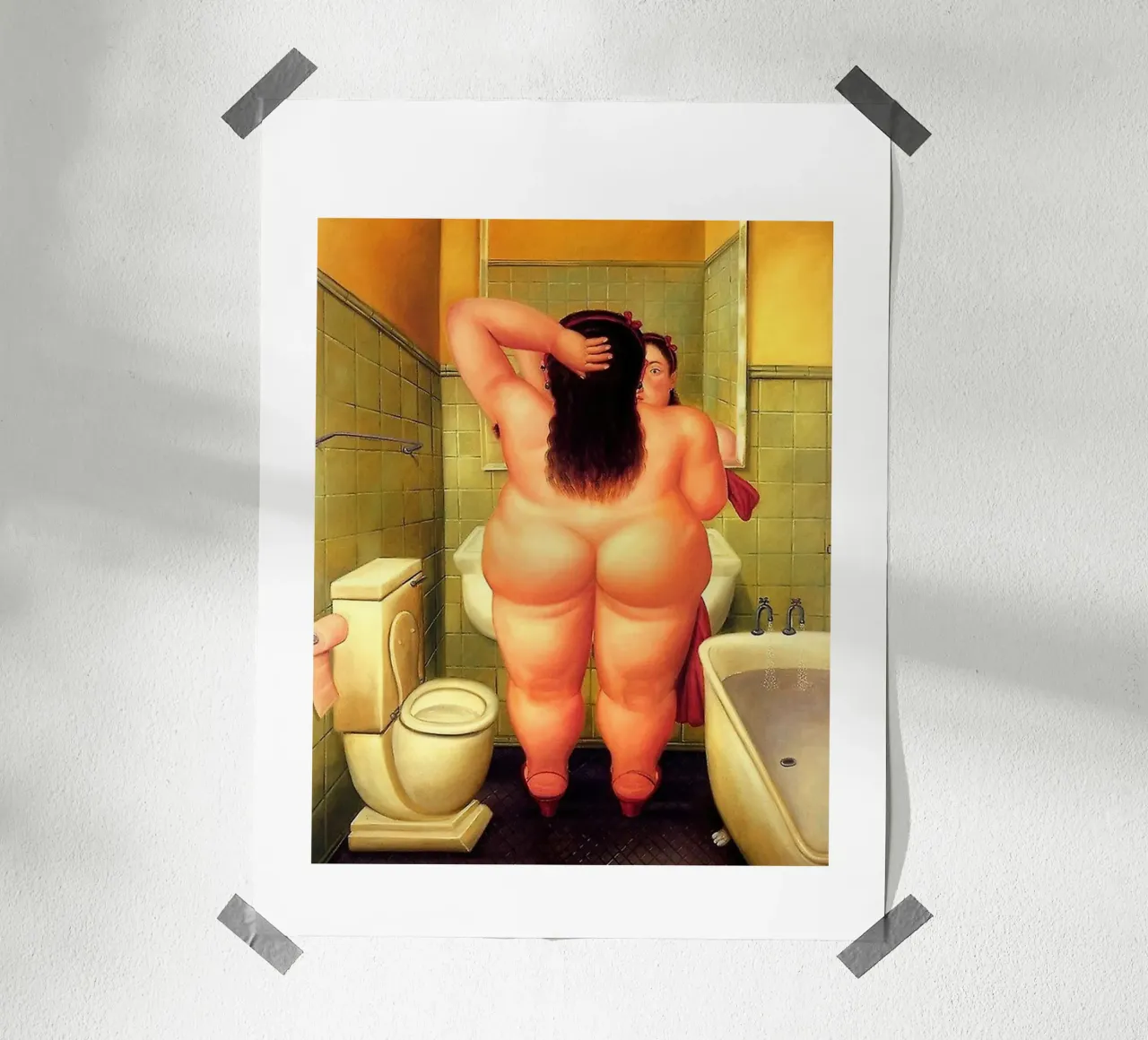 Fernando Botero Il bagno poster da Boteroobest