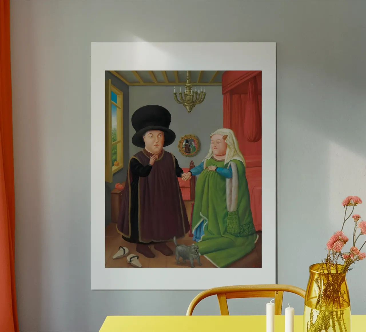 Après l'Arnolfini Van Eyck Fernando Botero hahnemühle de Boteroobest
