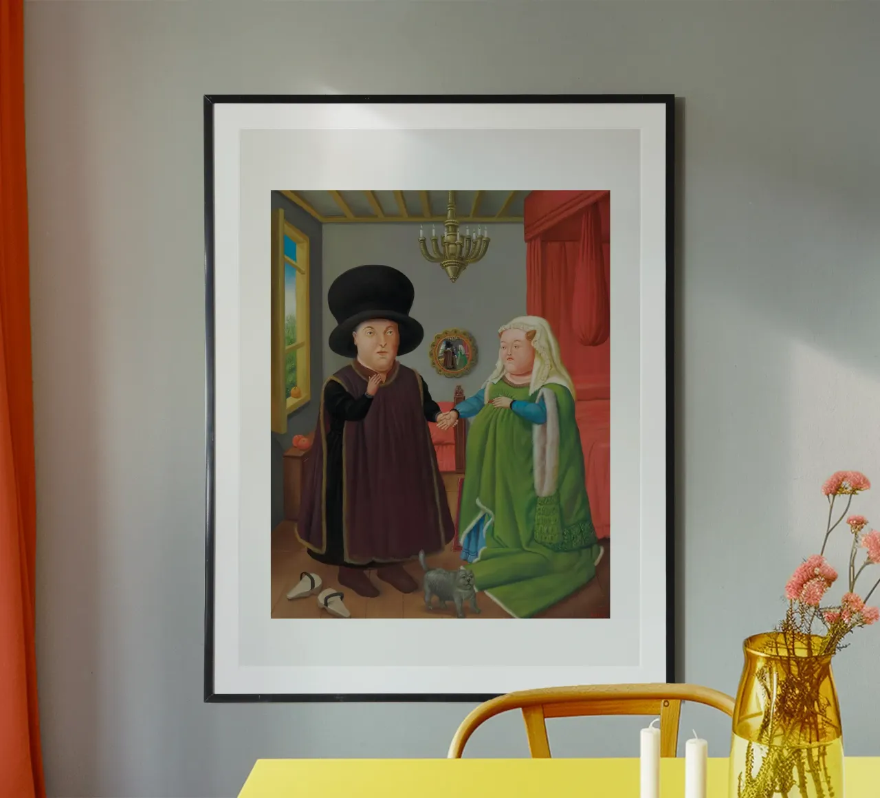Après l'Arnolfini Van Eyck Fernando Botero hahnemühle de Boteroobest