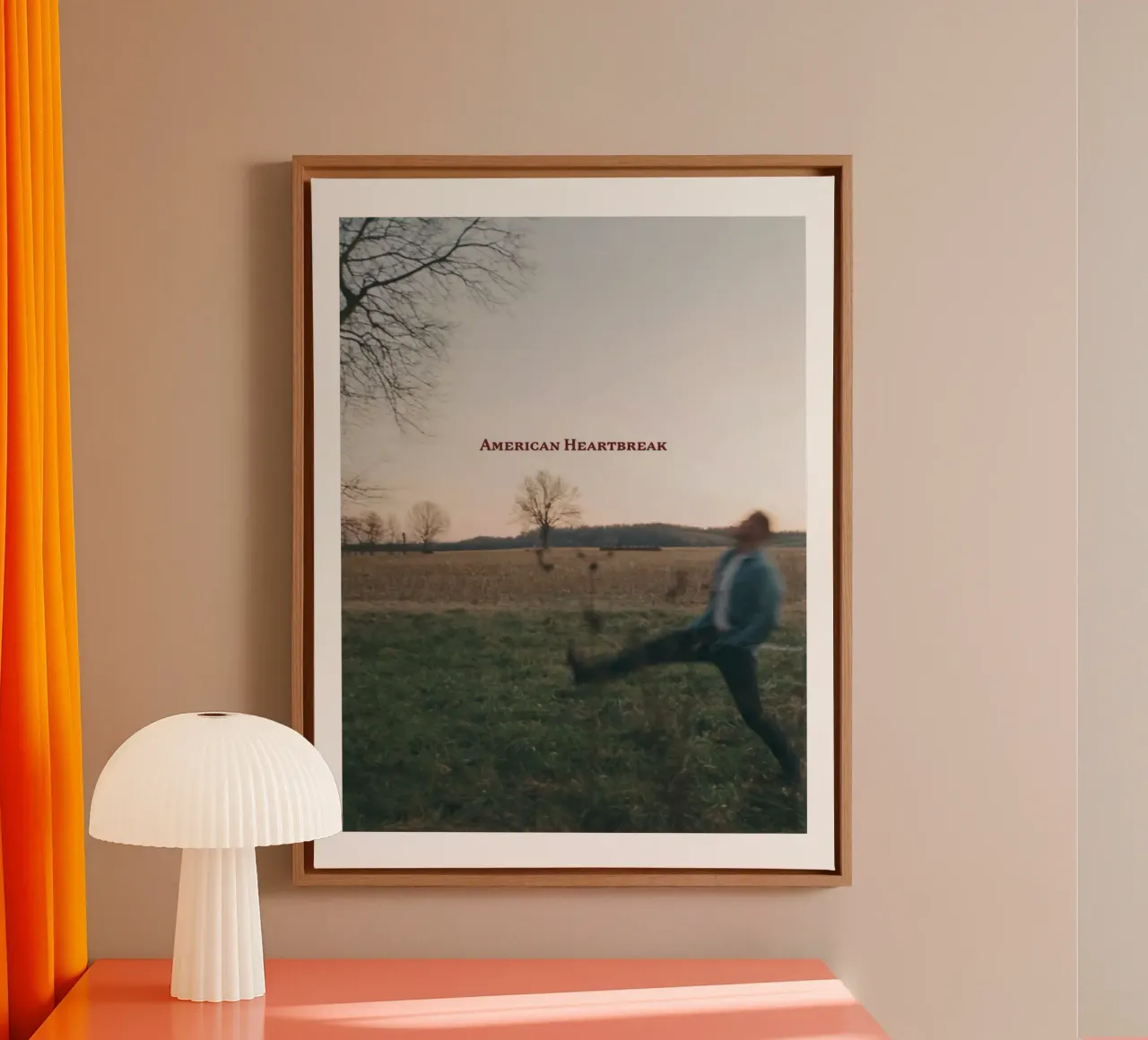Best Alternative American Heartbreak Zach Bryan canvas with Floater frame by guesmatarko