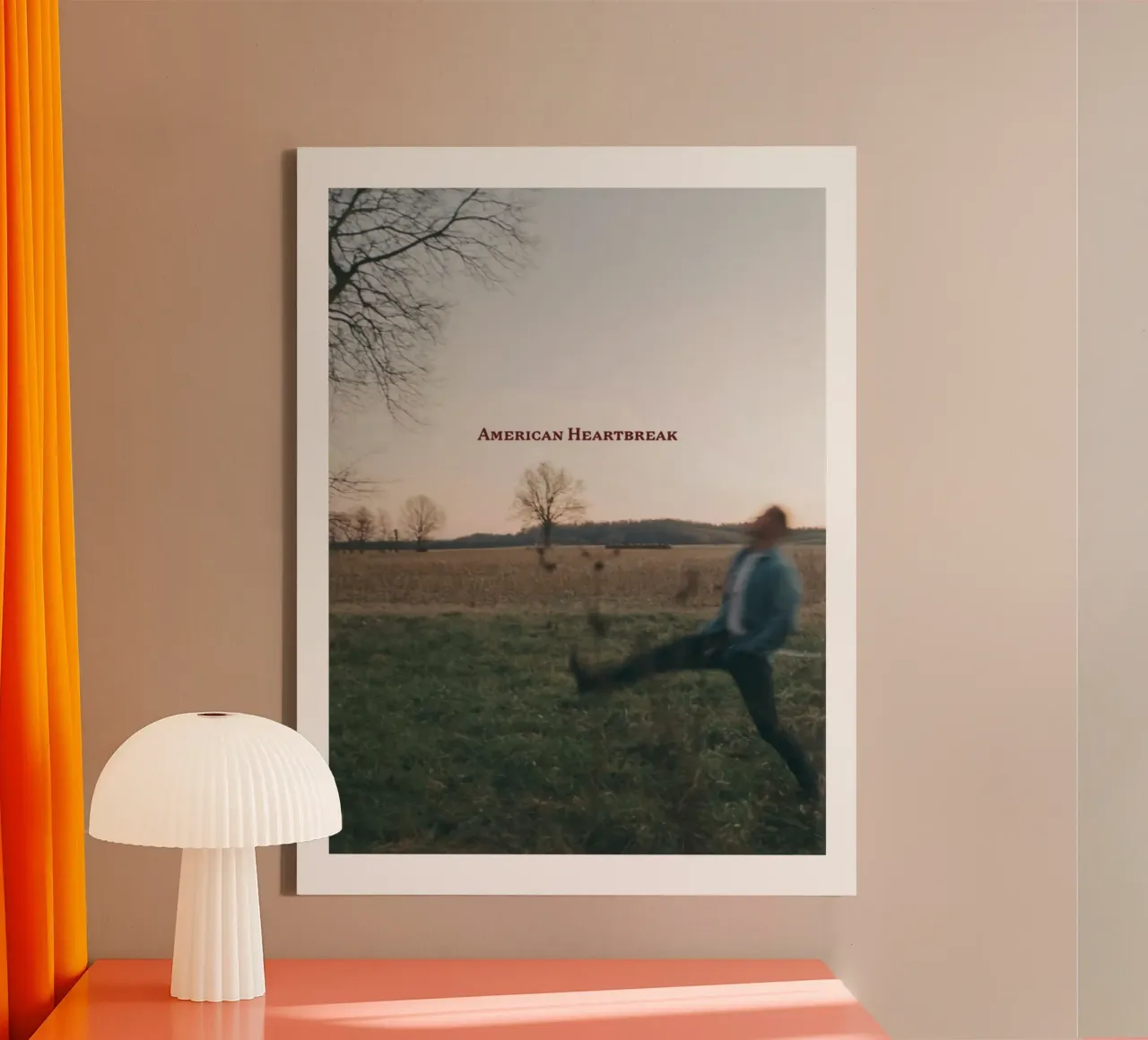 Best Alternative American Heartbreak Zach Bryan canvas with Floater frame by guesmatarko