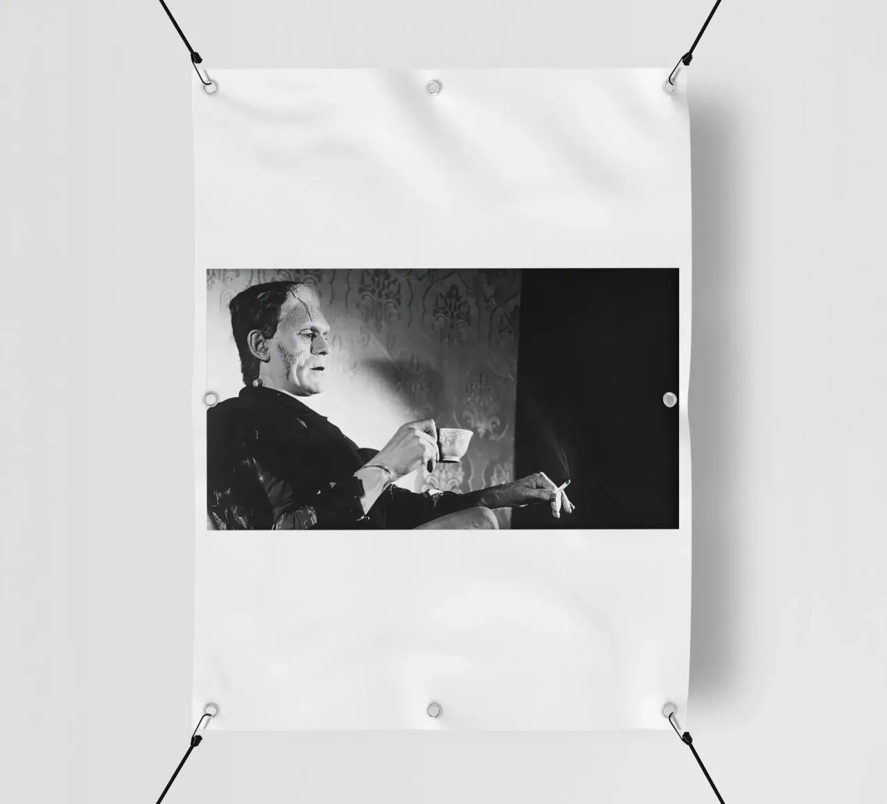Fumo di Frankenstein telo in pvc da Black And White