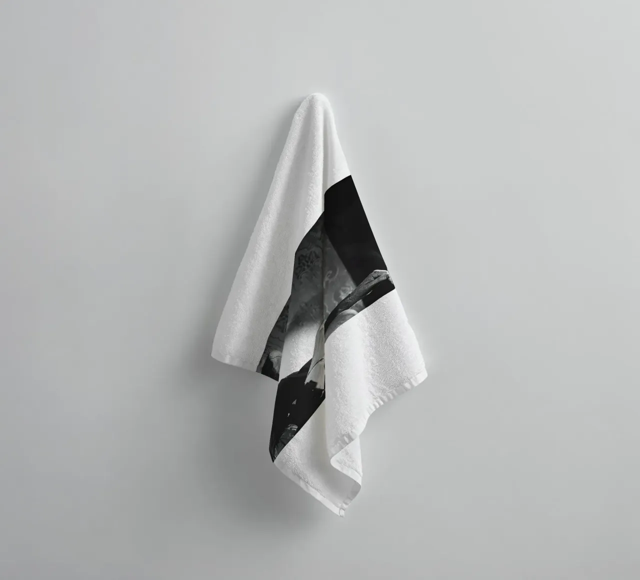 Fumo di Frankenstein asciugamano da bagno da Black And White