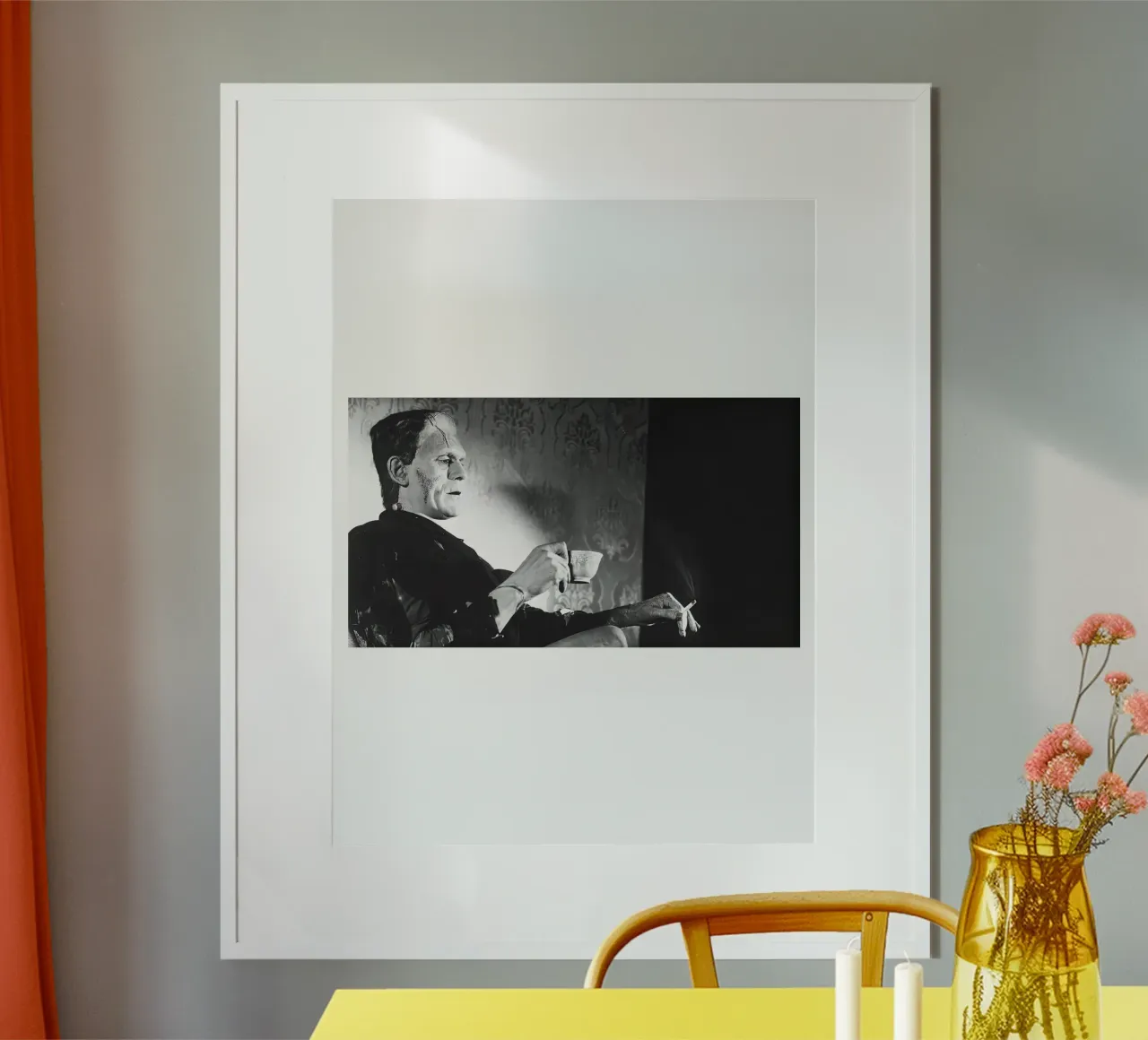 Fumo di Frankenstein poster da Black And White