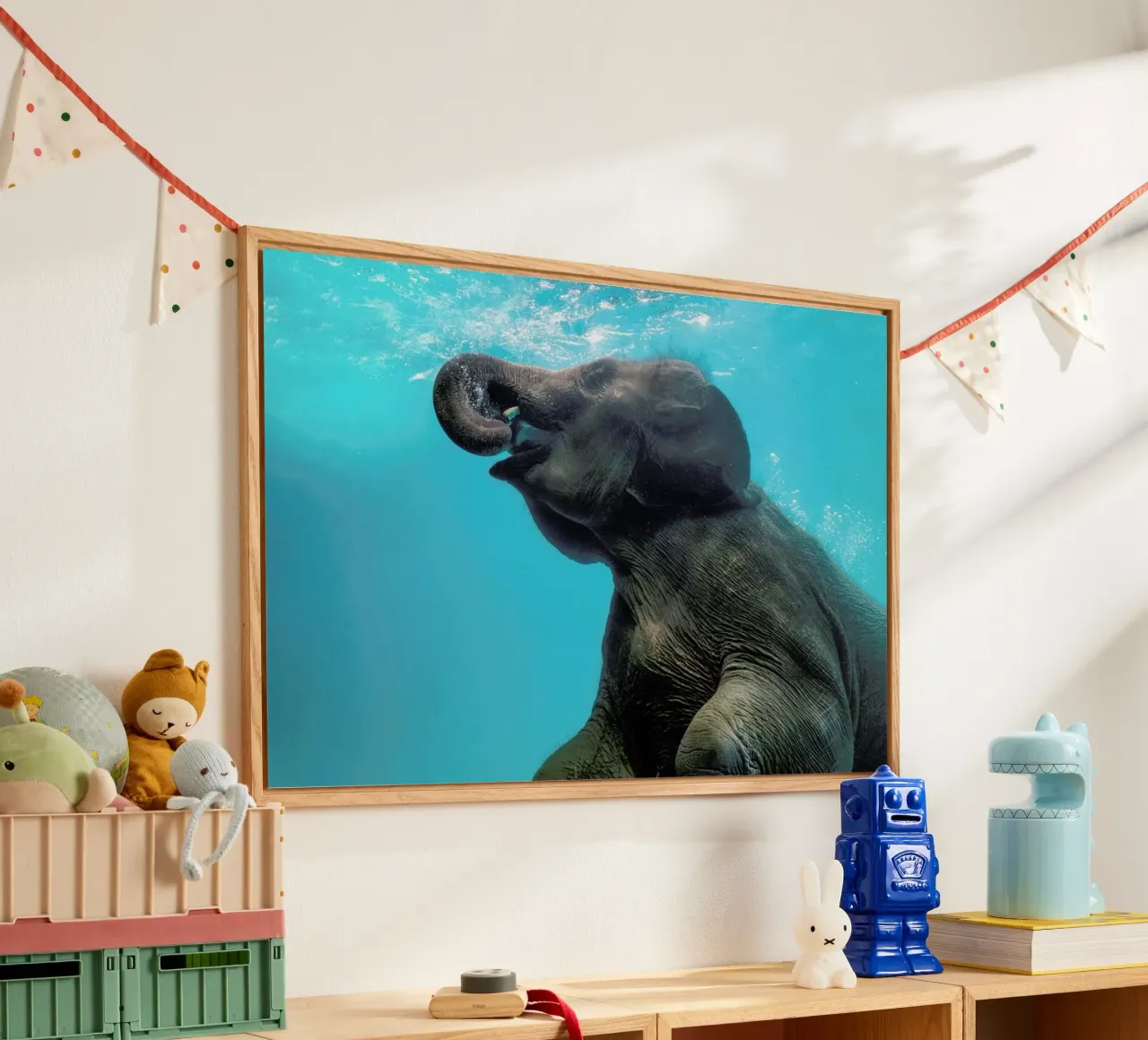 Swimming Elephant plexiglass da EyeEm Mobile GmbH