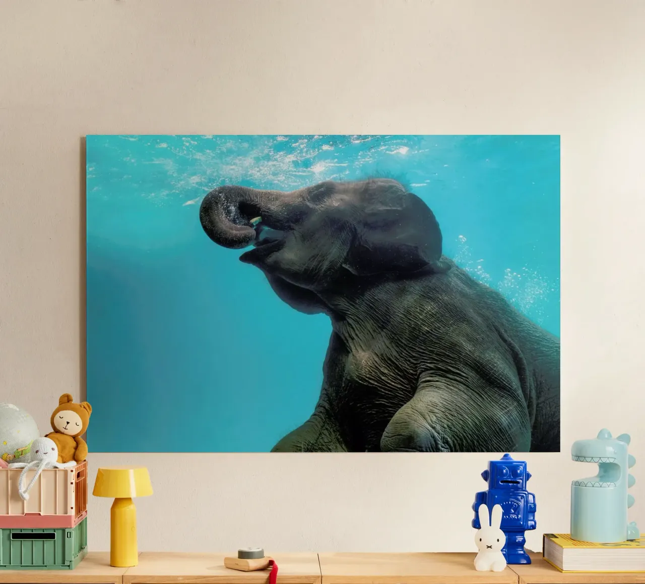 Swimming Elephant plexiglass da EyeEm Mobile GmbH