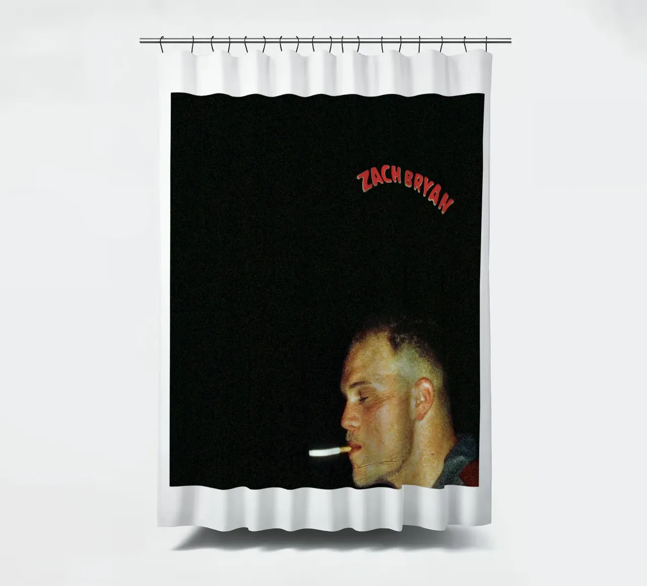 Stile fresco Zach Bryan Smoking tenda da doccia da guesmatarko