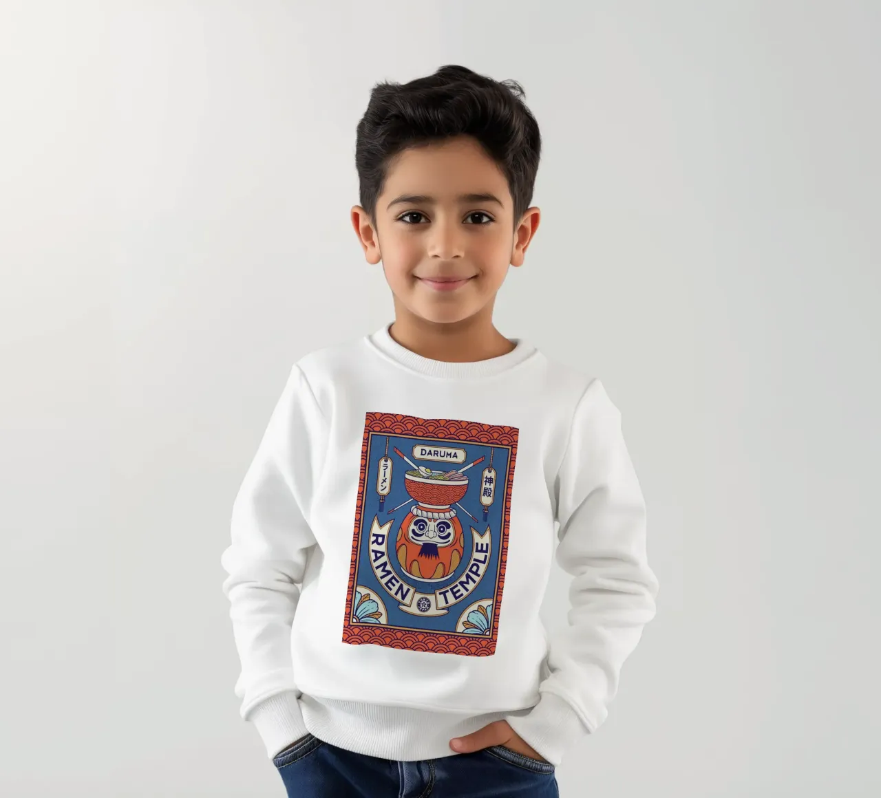 Daruma felpa bambino da daylight design studio