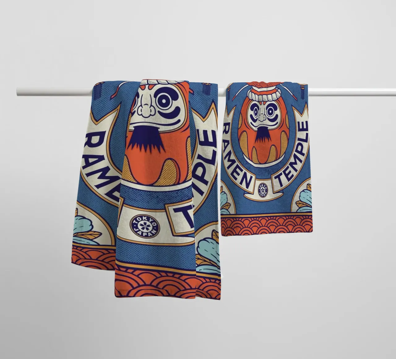 Daruma asciugamano da bagno da daylight design studio