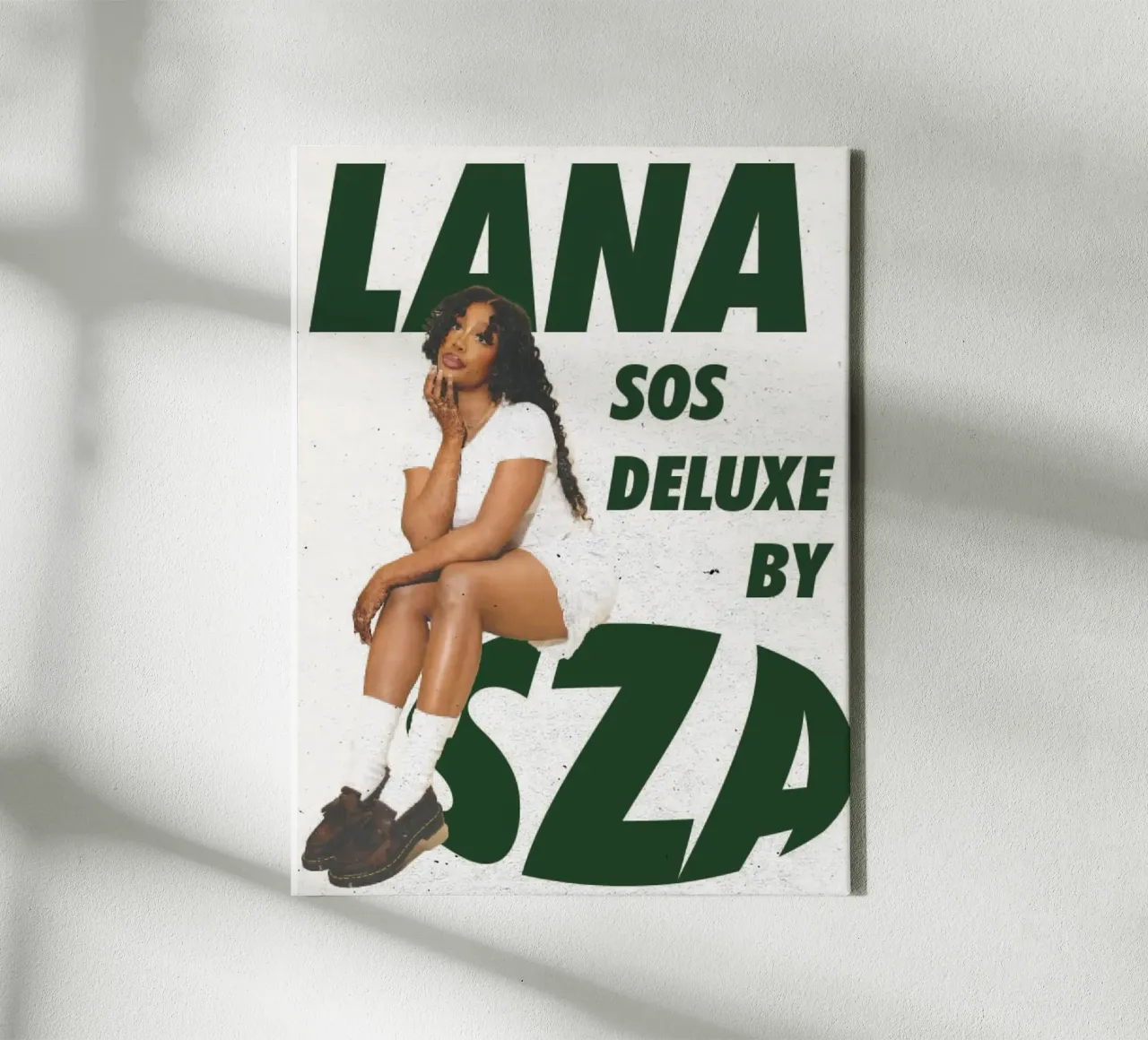 Lana/SOS tela con Cornice a cassetta da Attaboy Dsgn