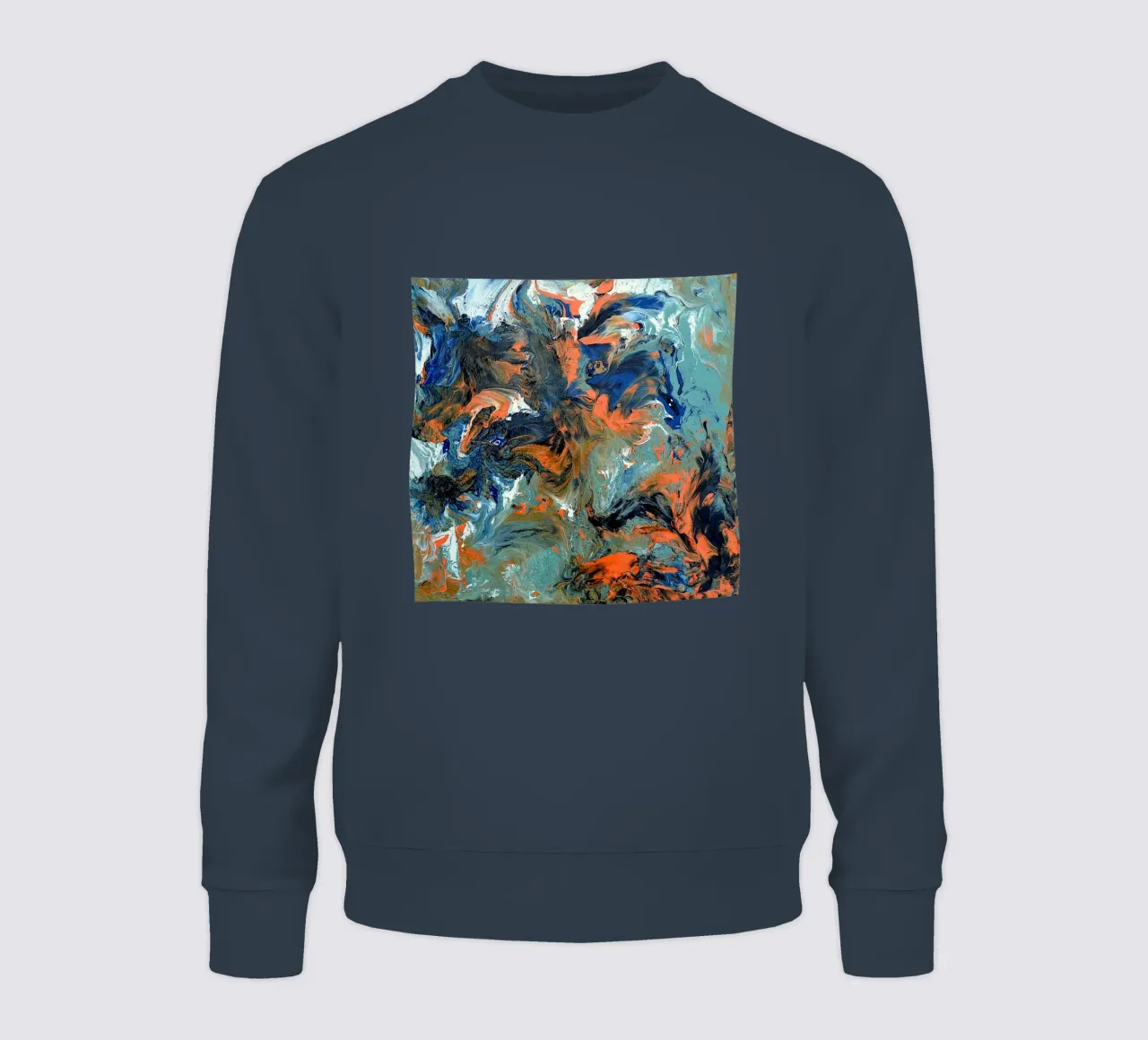 FLUIDITY sweatshirt by Thierry Vobmann Abstract painting