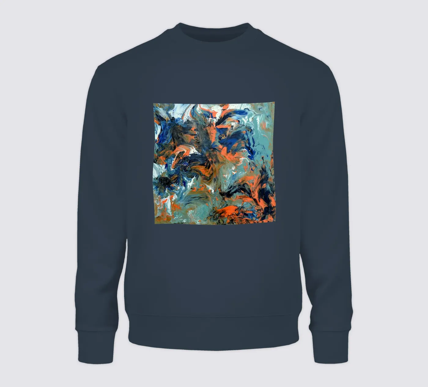 FLUIDITY felpa da Thierry Vobmann Abstract painting