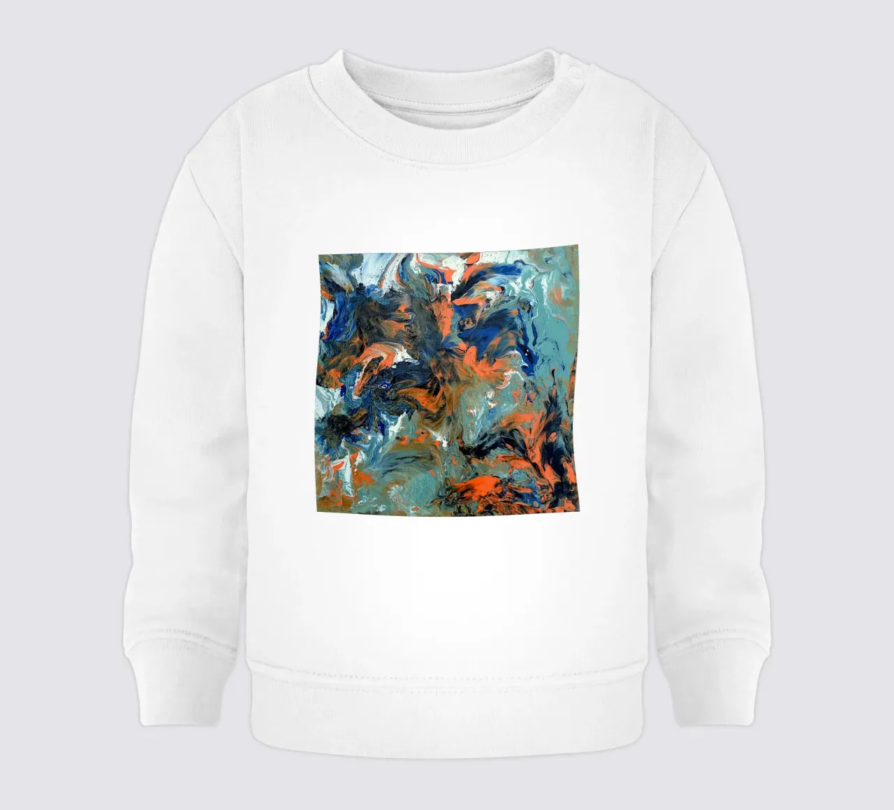 FLUIDITY felpa neonato da Thierry Vobmann Abstract painting