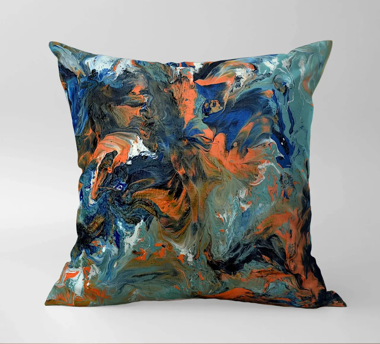 FLUIDITY cuscino da Thierry Vobmann Abstract painting
