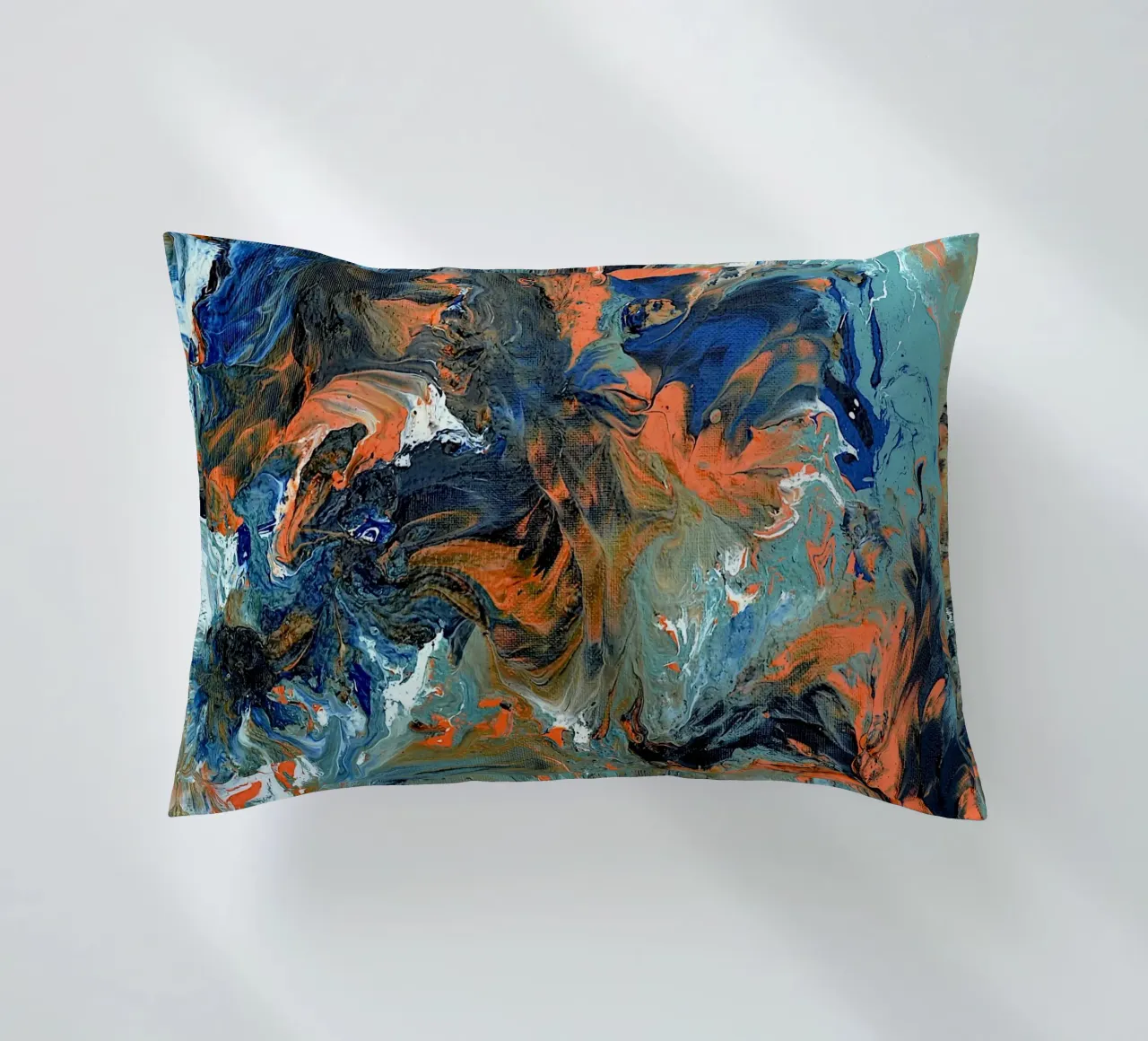 FLUIDITY cuscino da Thierry Vobmann Abstract painting