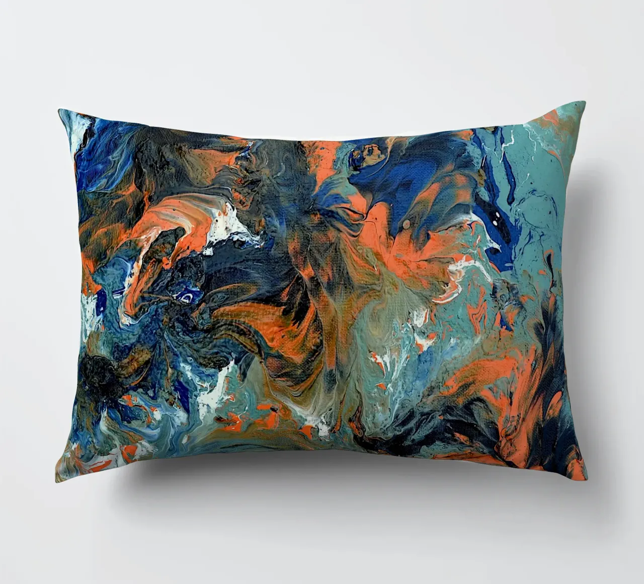 FLUIDITY cuscino da Thierry Vobmann Abstract painting