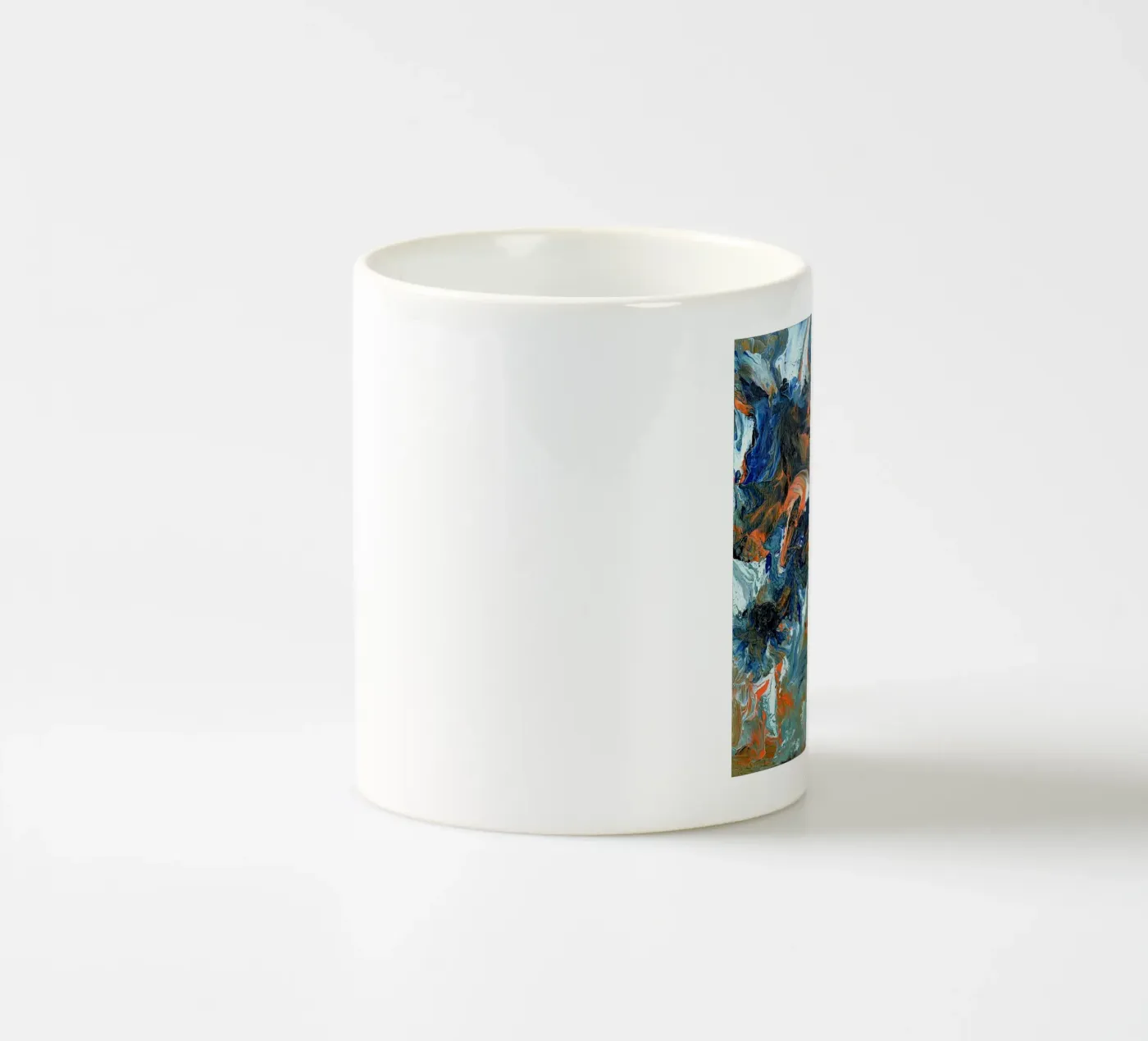 FLUIDITY mug en céramique de Thierry Vobmann Abstract painting