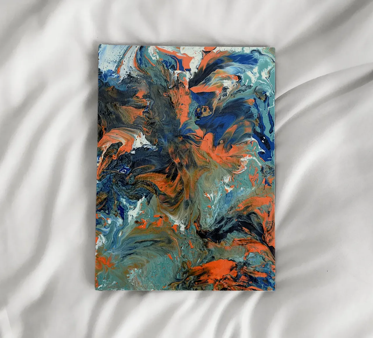 FLUIDITY notebook by Thierry Vobmann Abstract painting
