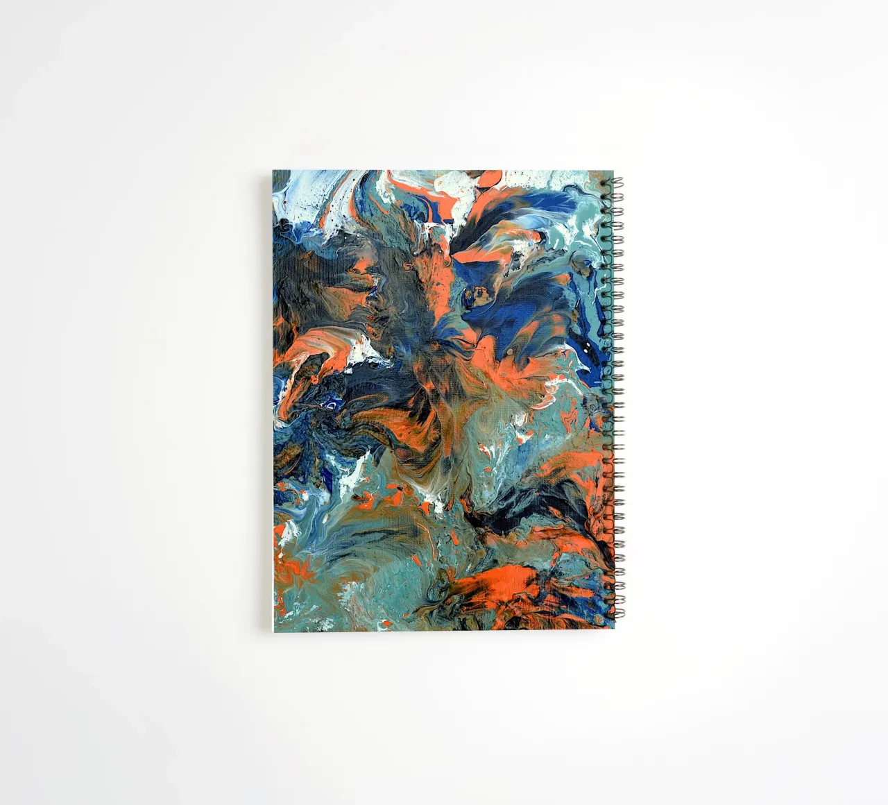 FLUIDITY carnet à spirale de Thierry Vobmann Abstract painting