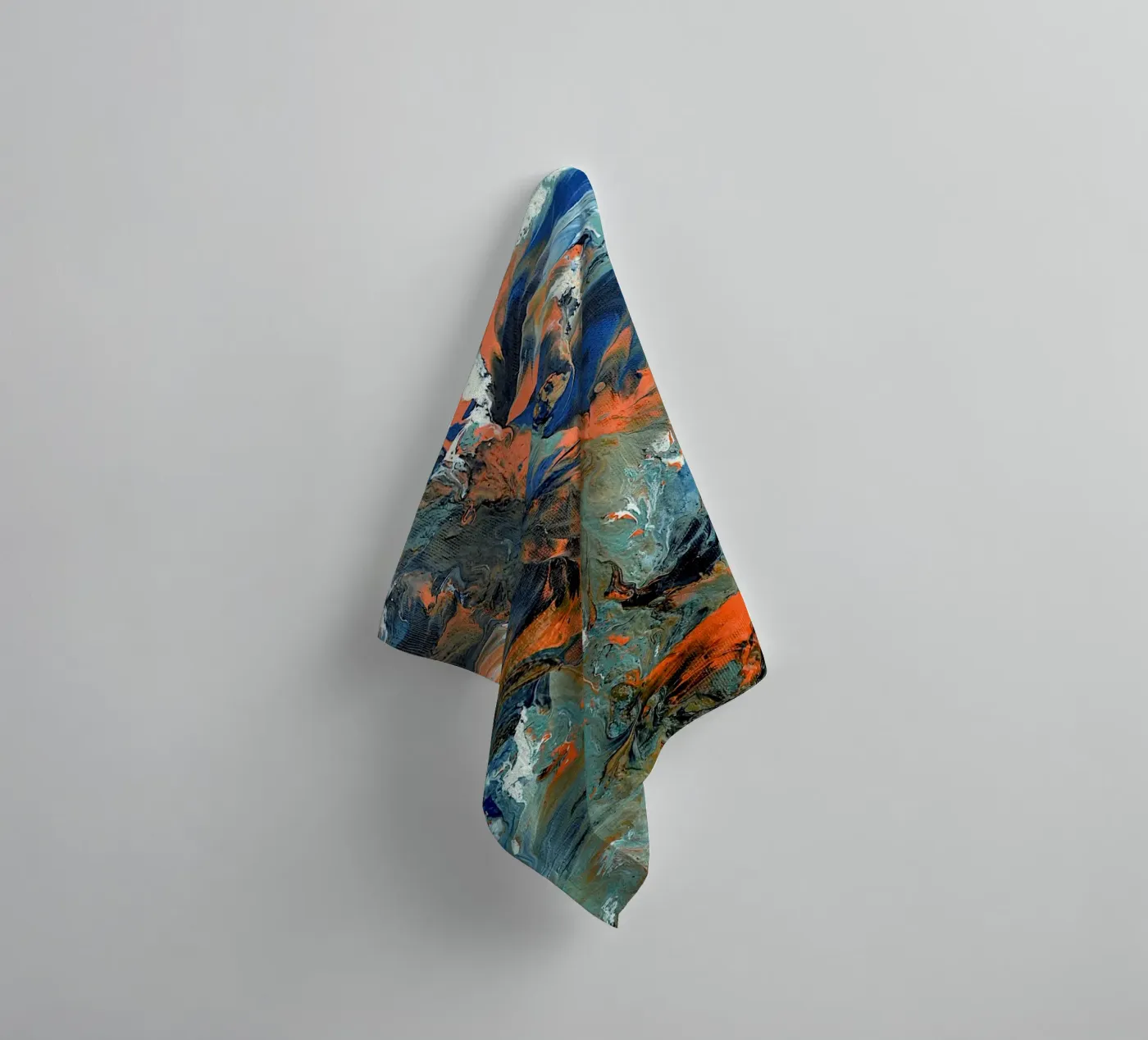 FLUIDITY towel by Thierry Vobmann Abstract painting