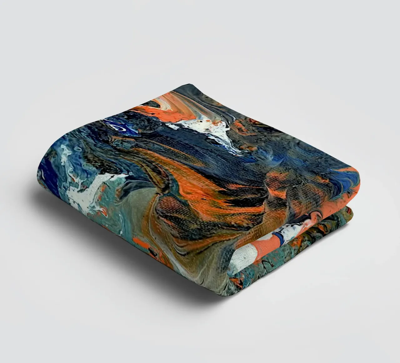 FLUIDITY towel by Thierry Vobmann Abstract painting