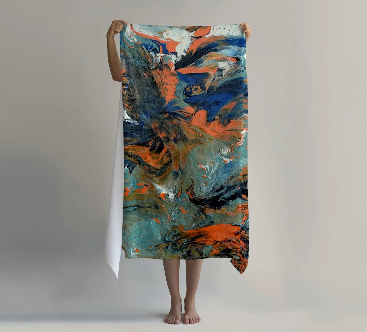 FLUIDITY telo mare da Thierry Vobmann Abstract painting