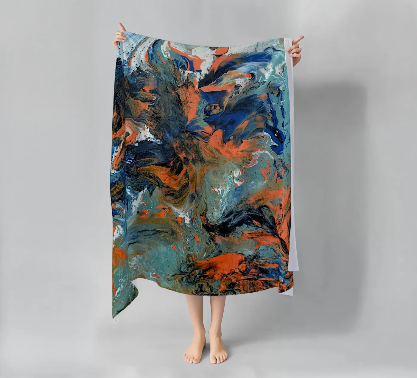 FLUIDITY telo mare da Thierry Vobmann Abstract painting