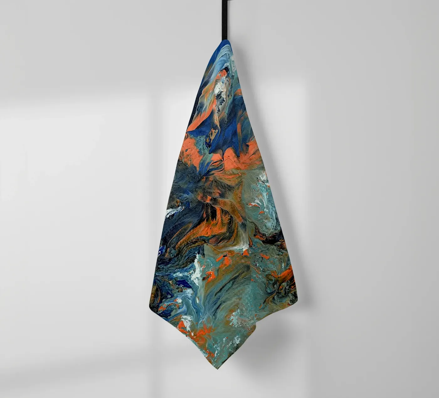 FLUIDITY theedoek van Thierry Vobmann Abstract painting