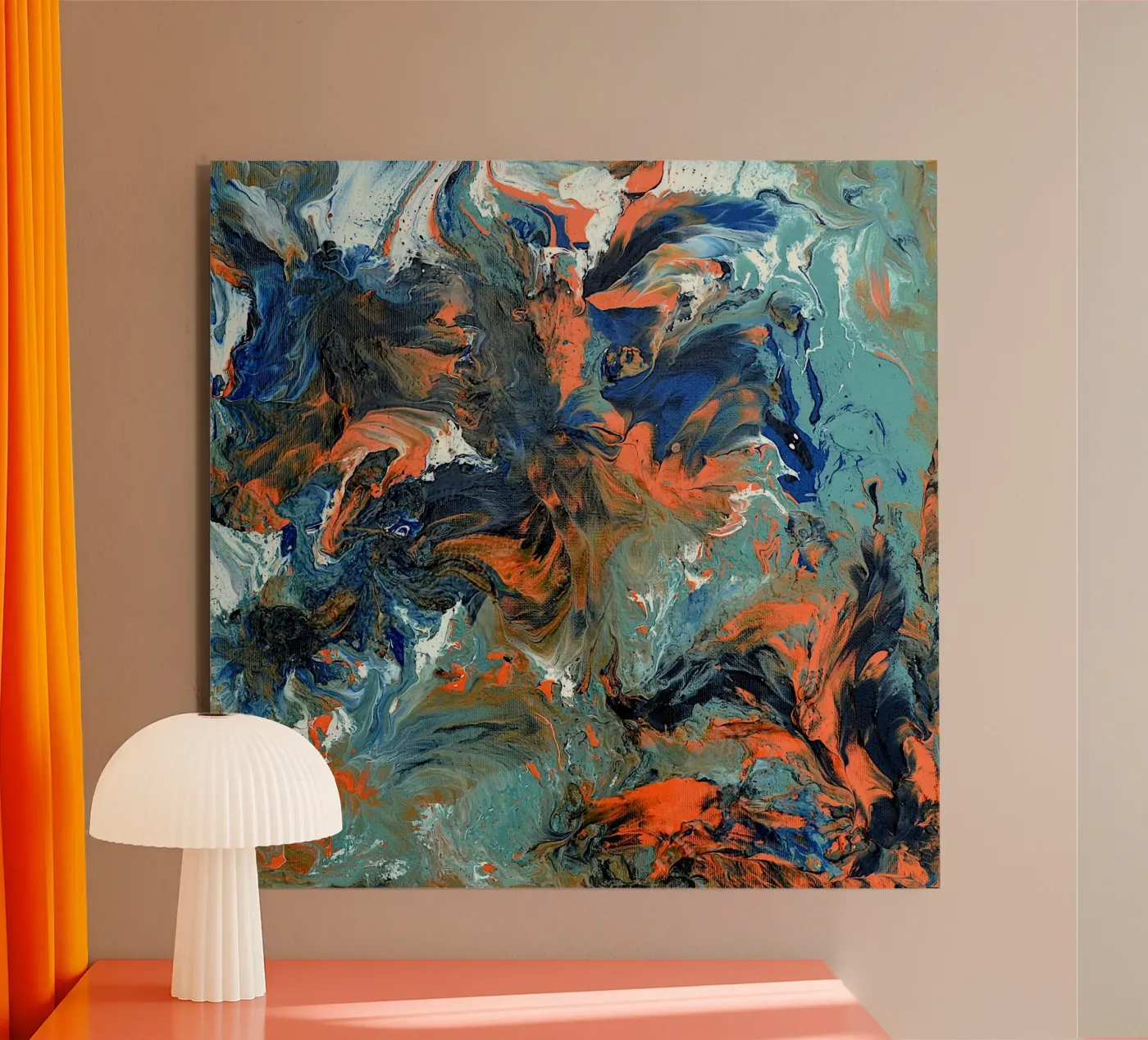 FLUIDITY pannello forex da Thierry Vobmann Abstract painting