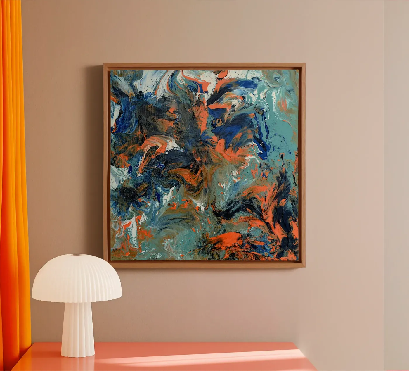 FLUIDITY toile de Thierry Vobmann Abstract painting