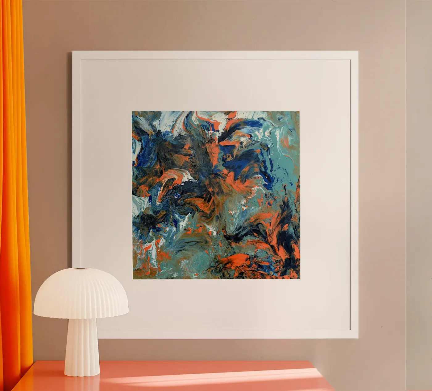 FLUIDITY poster da Thierry Vobmann Abstract painting