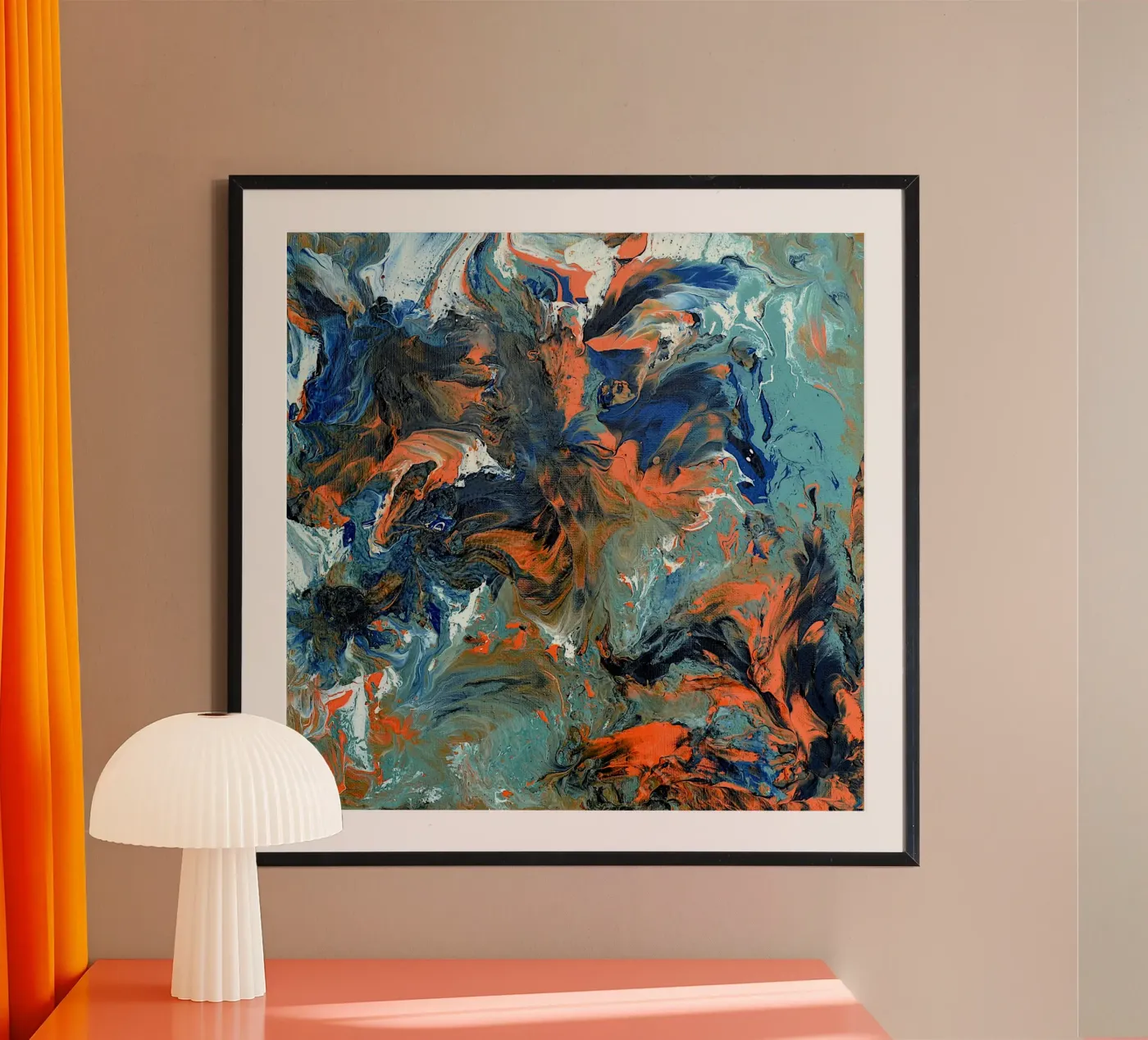 FLUIDITY Poster von Thierry Vobmann Abstract painting
