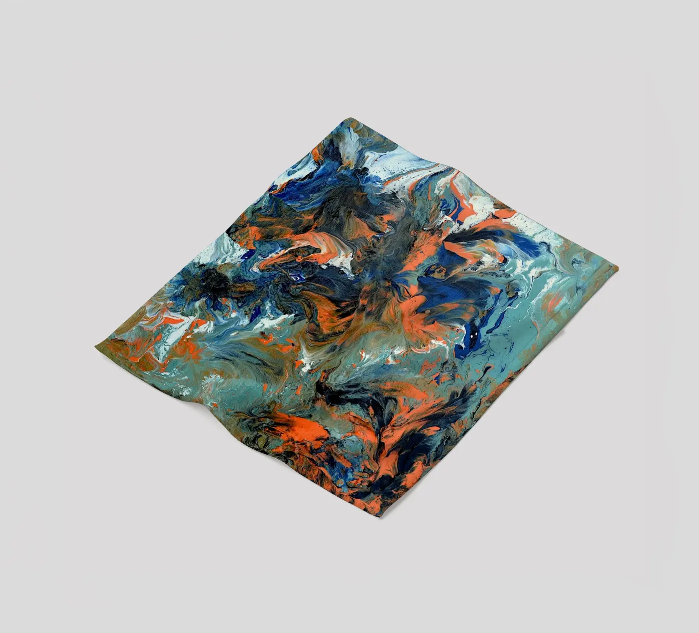 FLUIDITY plaid polaire de Thierry Vobmann Abstract painting