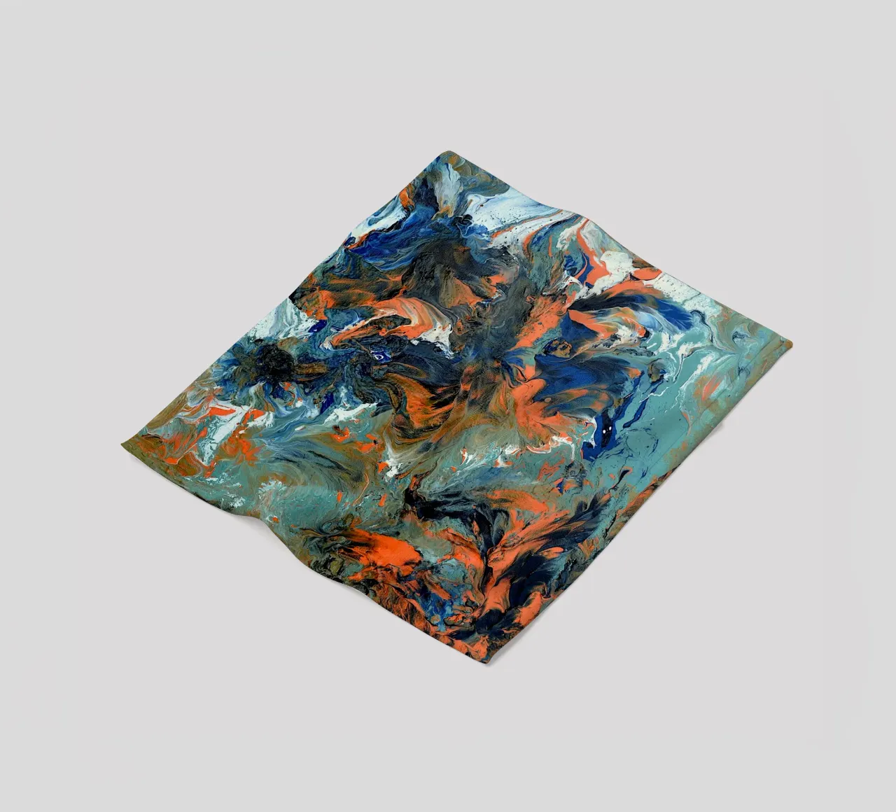 FLUIDITY Fleecedecke von Thierry Vobmann Abstract painting