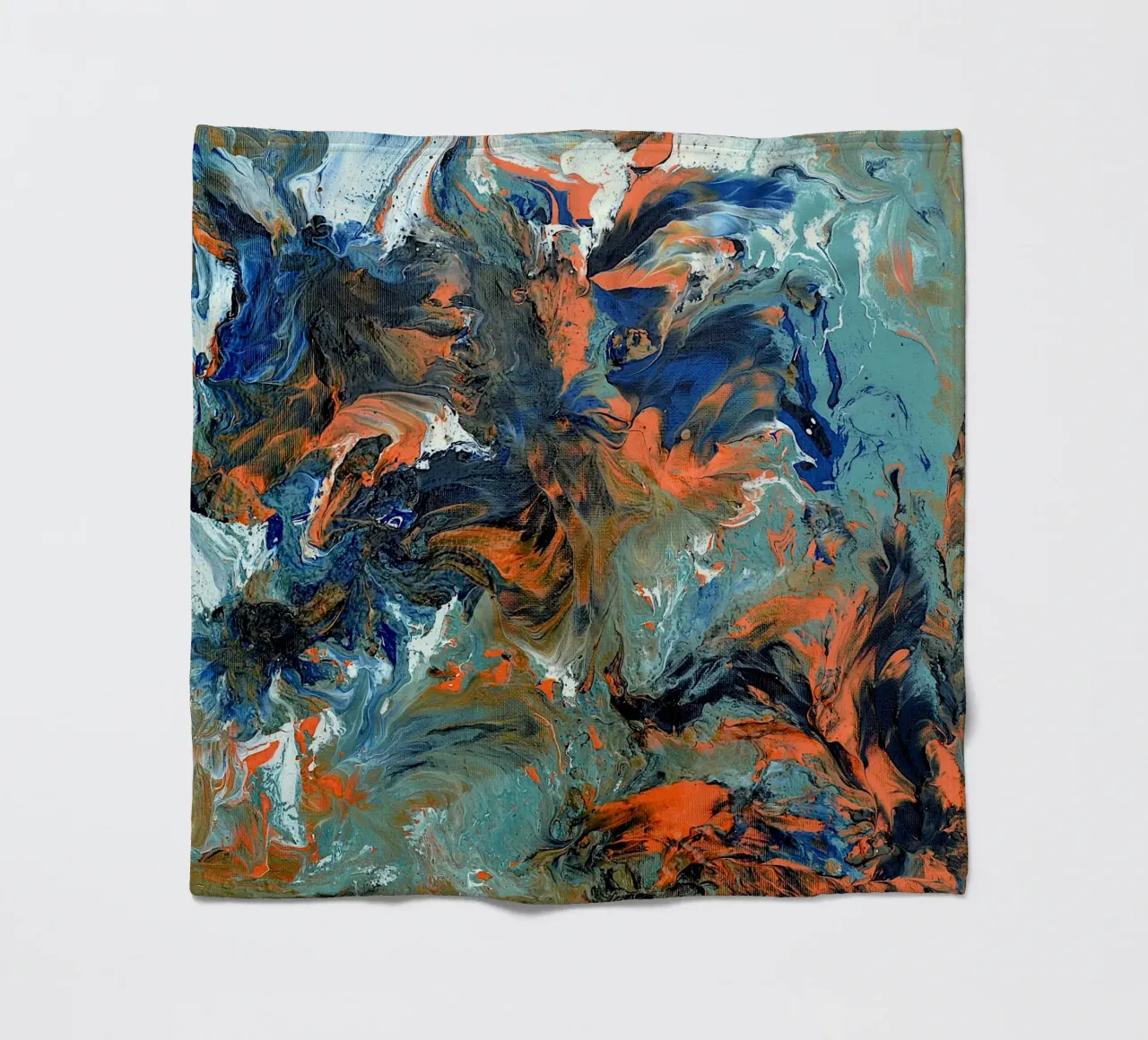 FLUIDITY Fleecedecke von Thierry Vobmann Abstract painting