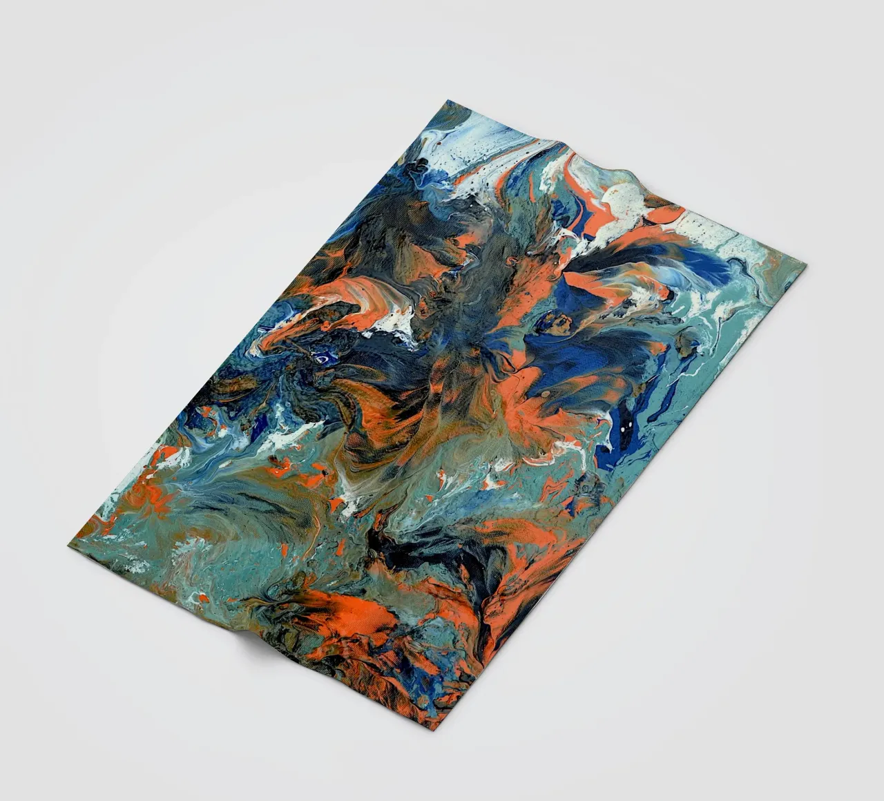FLUIDITY coperta in pile da Thierry Vobmann Abstract painting