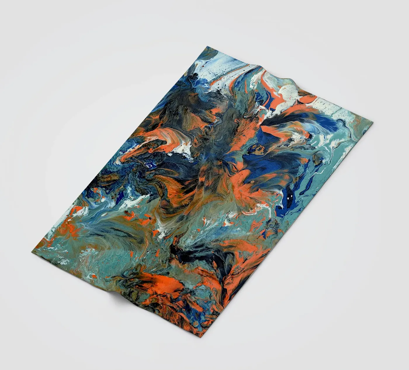 FLUIDITY plaid polaire de Thierry Vobmann Abstract painting
