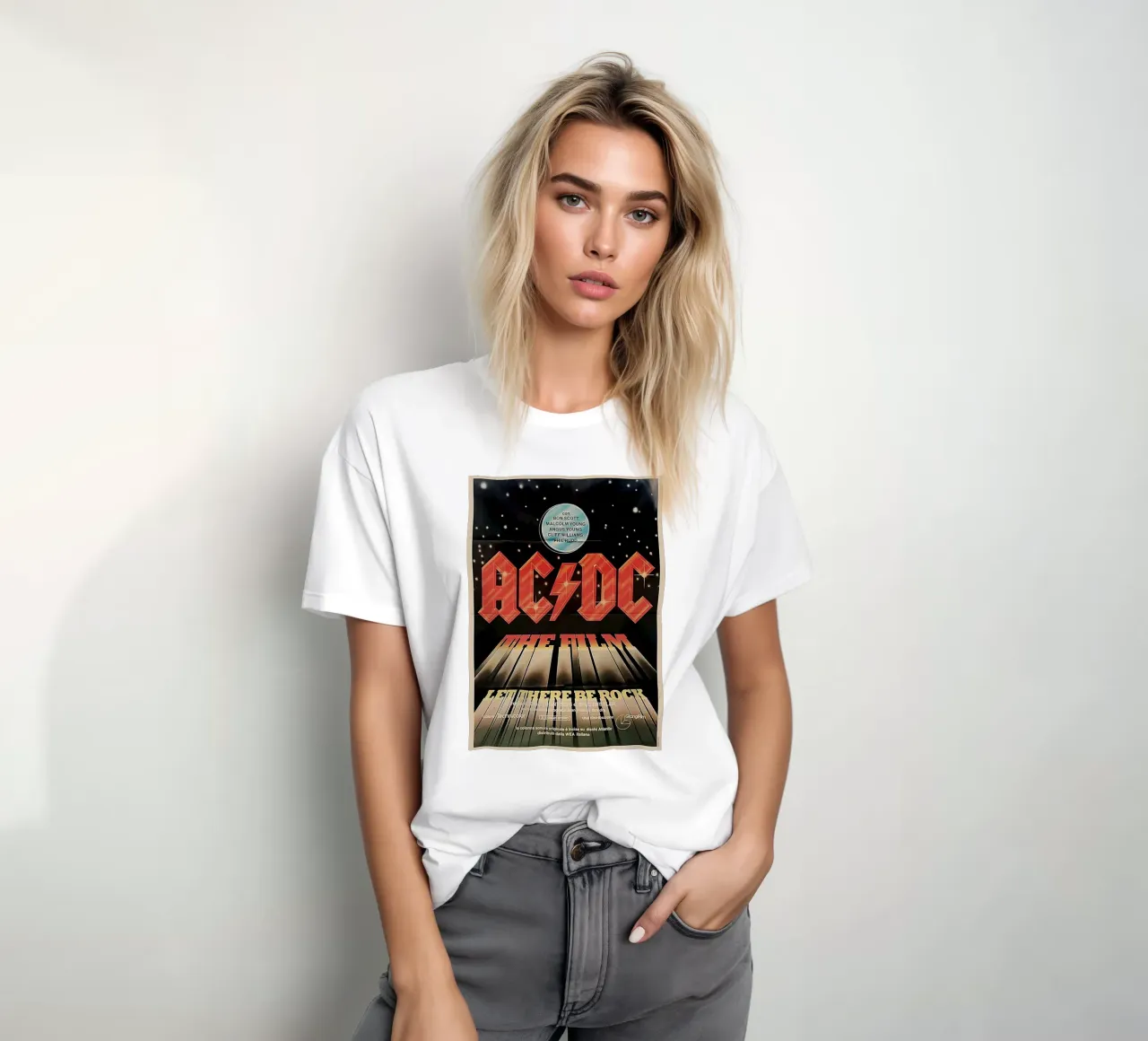Let There Be Rock – AC/DC t-shirt da Attaboy Dsgn