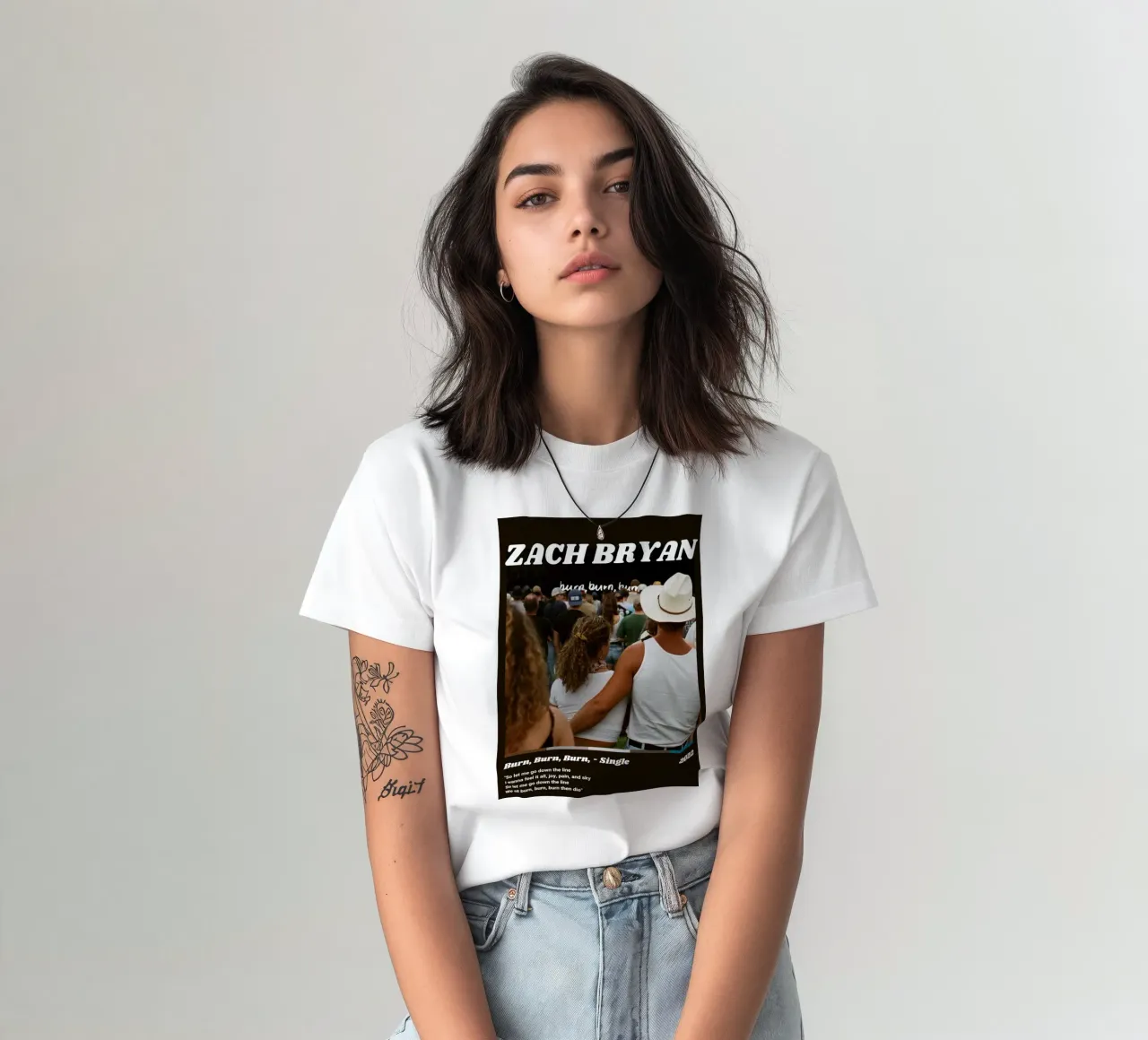 Zach Bryan Alternative Burn, Burn, Burn, Cover T-Shirt von guesmatarko