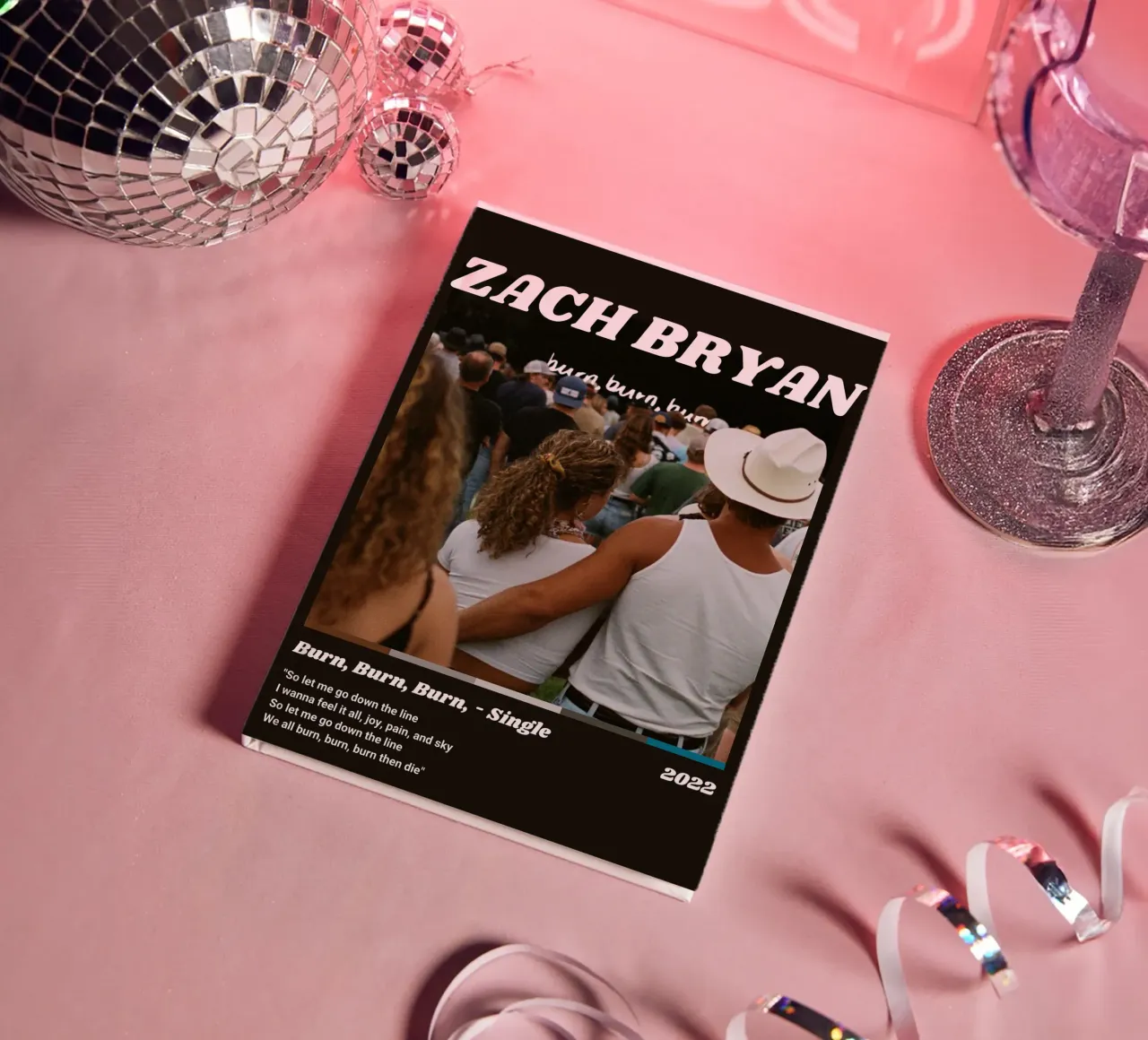 Zach Bryan Alternative Burn, Burn, Burn, Cover notebook by guesmatarko