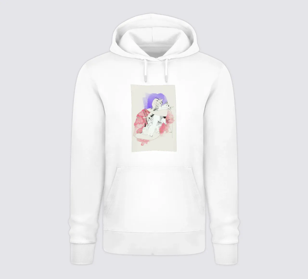 Fusa felpa con cappuccio da La Belette Rose