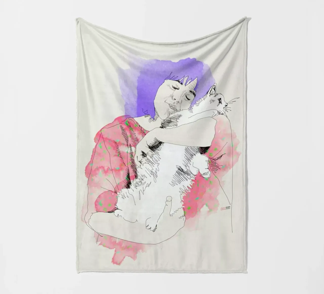 Fusa coperta in pile da La Belette Rose