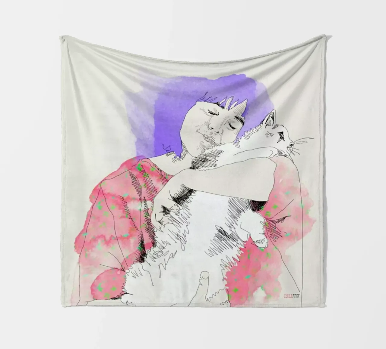 Fusa coperta in pile da La Belette Rose