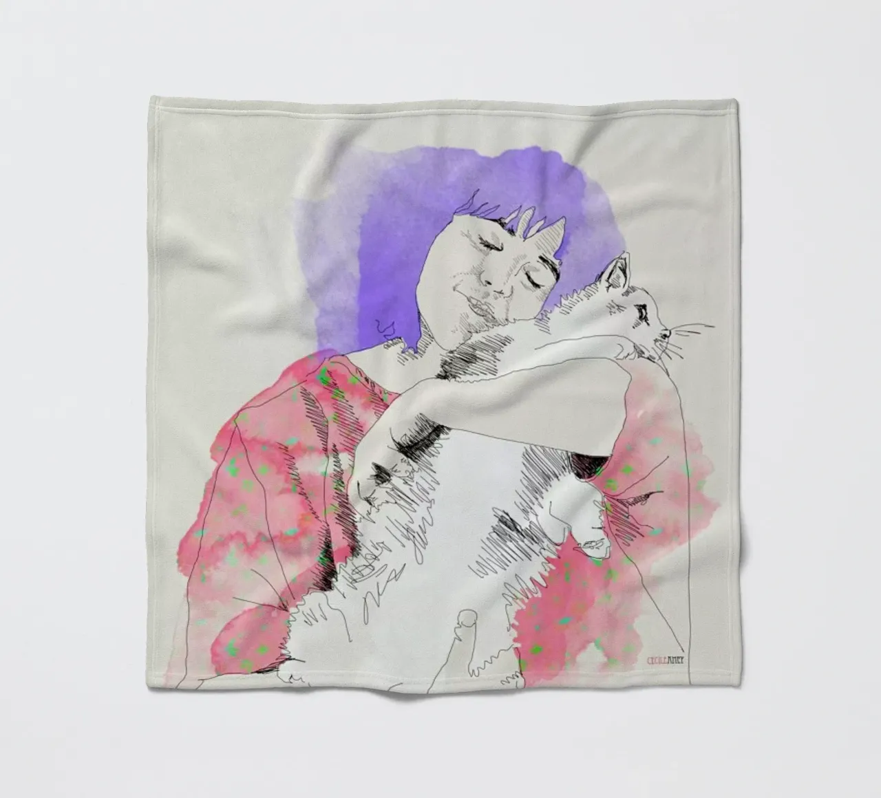 Fusa coperta in pile da La Belette Rose