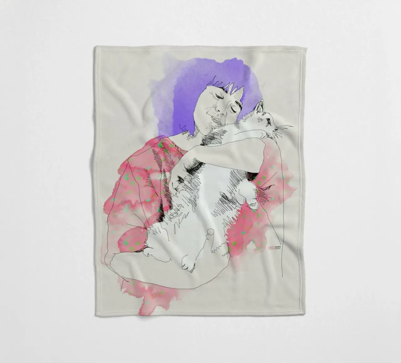 Fusa coperta in pile da La Belette Rose