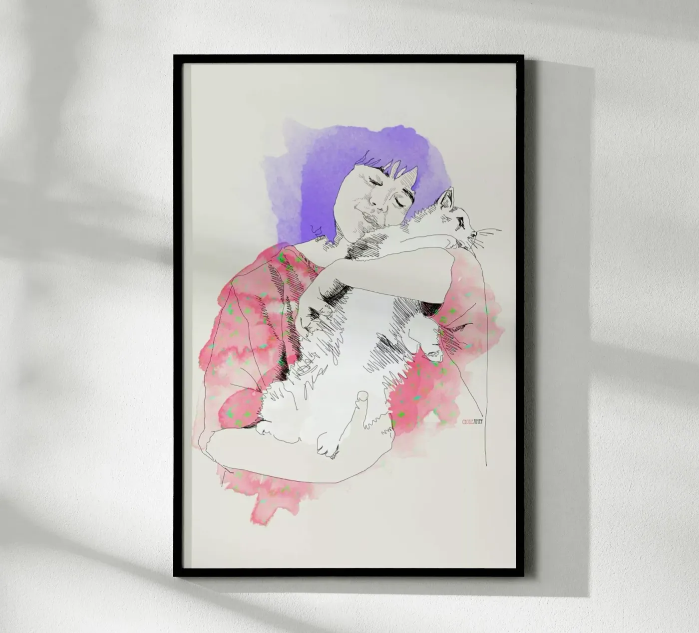 Purring poster de La Belette Rose